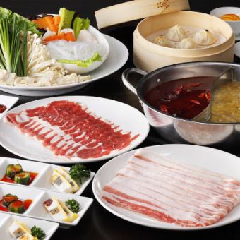 《Very popular!》Taiwanese hot pot course with 6 dishes, 90 minutes of all-you-can-drink included, 4,500 yen