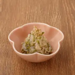 生ホタテと九条ネギの生姜和え