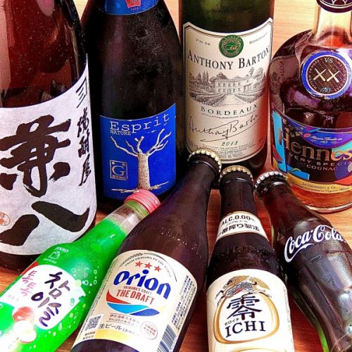 豊富なドリンクが自慢！
