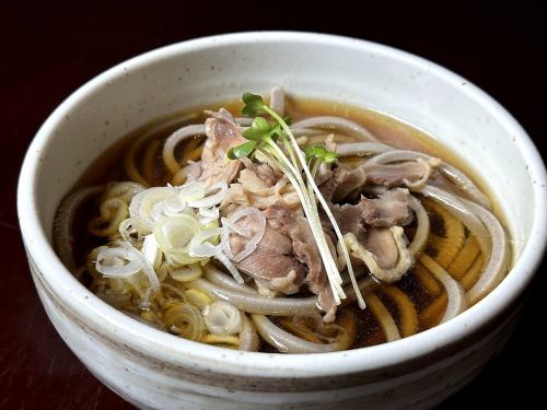 肉蕎麦(温・冷)大盛(細麺・太麺)