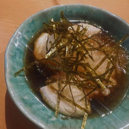 Deep-fried rice cake soup stock