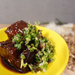 葡萄酒とオレンジで作った角煮