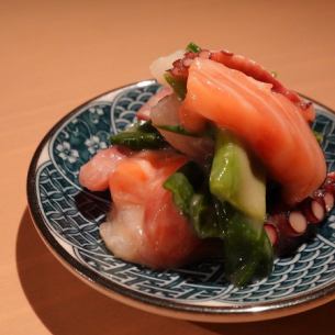 お魚と九条ネギのてっぱい