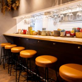 【1층 카운터】 세련된 카운터 6분까지 전세해도 가능◎(석의 지정은 전화만)