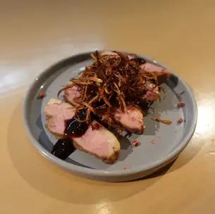 合鴨のグリル バルサミコソース