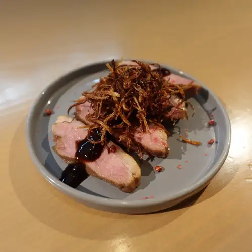 合鴨のグリル バルサミコソース