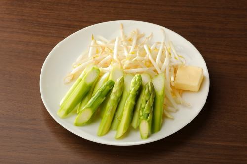 [蔬菜] 牛油烤芦笋/牛油烤玉米/牛油烤王王王