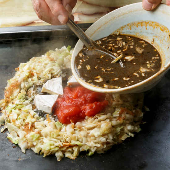 【幹事様特典あり】2H飲み放題付き！もんじゃ・鉄板焼きコース！