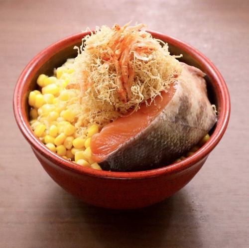 生鮭バター醤油もんじゃ