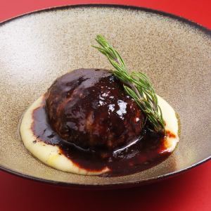 猪と栗のジビエバーグ