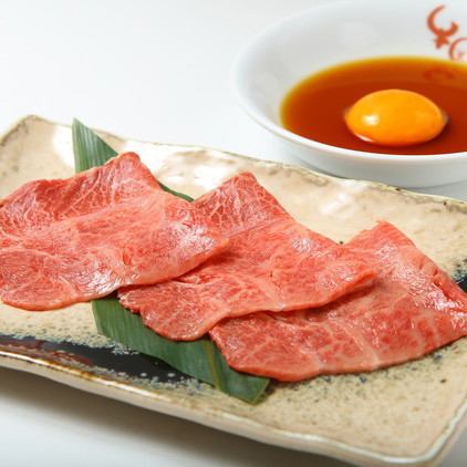さっと軽く炙っていただく贅沢な『焼きすき』