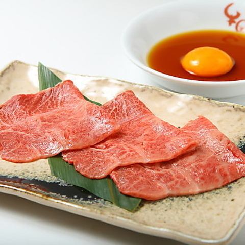極上和牛サーロインの焼きすき(1枚)