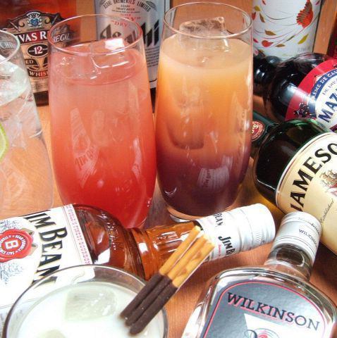 リーズナブルな価格の酒類