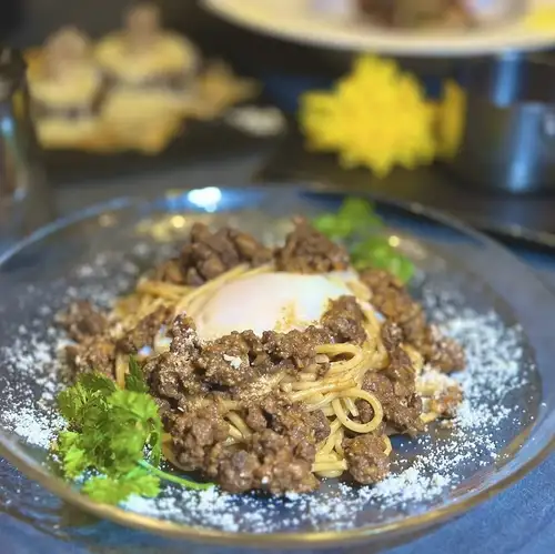 鹿肉100%ボロネーゼのパスタ