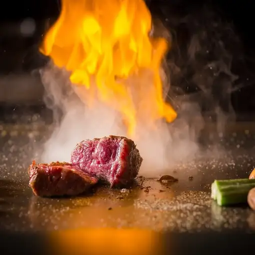 【カウンター確約!デート・記念日◎】活オマール×十勝牛×道産鹿肉 を目の前で焼き上げる