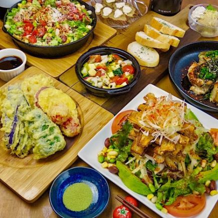 人気No.1★八百屋バルコース(全7品・2h飲み放題込)4500円