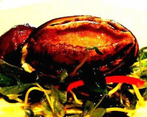 [1 whole fresh abalone + all-you-can-drink] 9-item course 8,000 yen ⇒ 6,000 yen