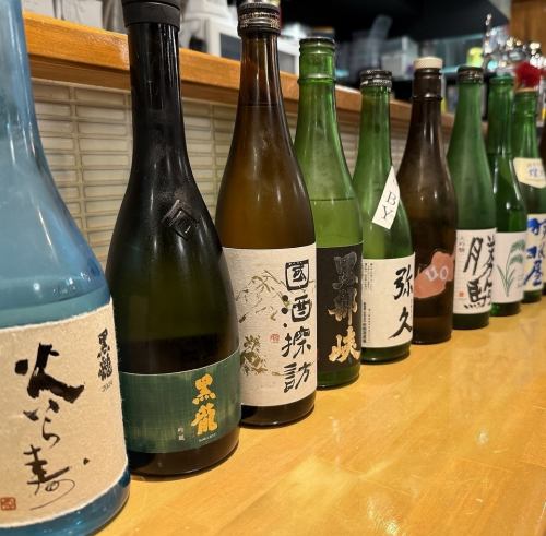 日本酒豊富にご用意！