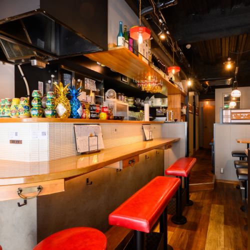 お1人様やデートにも最適な、カウンター席をご用意しております。
