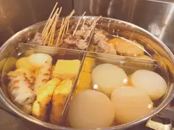 季節の食材を使った特性おでん