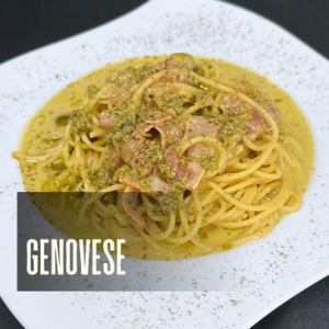 イタリアを感じるジェノベーゼパスタ