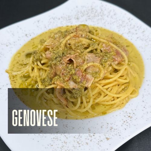 イタリアを感じるジェノベーゼパスタ