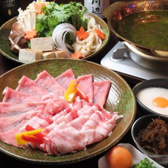 【限時優惠！ 】沖繩鳳梨豬肉涮鍋套餐 5,000日圓（含稅）