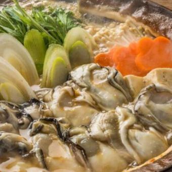 牡蠣鍋コース