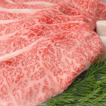 【厳選A5ランク牛使用！！】　和牛焼きしゃぶコース　5500円（税込）