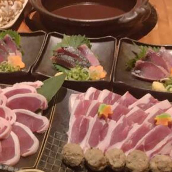 【当店人気No,1】京鴨鍋コース 京鴨鍋含む全5品 5,000円(税込)