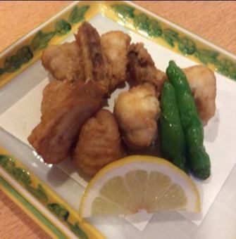 Deep-fried blowfish / Teriyaki blowfish