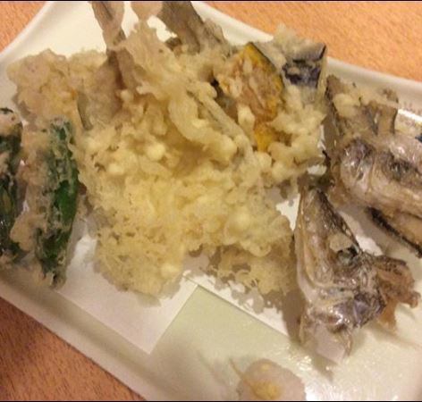 Kisu tempura with fried bones