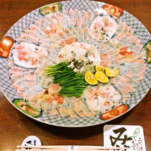 Torafugu sashimi
