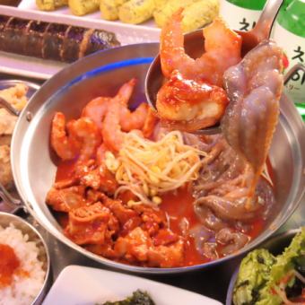 [章魚.章魚.蝦!] 120分鐘無限暢飲chukopse和3種自選菜餚 使用優惠券5,000日元 → 4,500日元