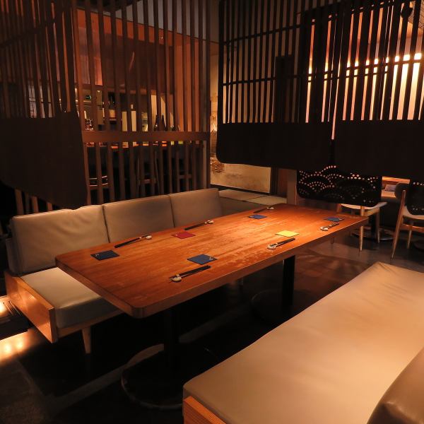 The sofa seat, which is also a semi-private room, is popular for dining among women ☆ Ideal for small banquets and celebrations for 2 to 6 people! We will answer as long as possible.