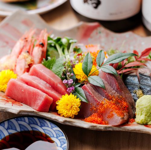 お造り五点盛り合わせ