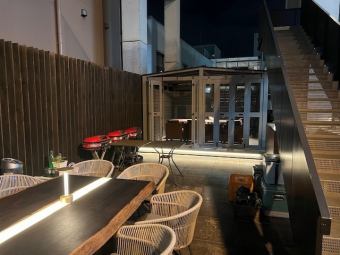 Open terrace seating.Completely private rooms for 4-10 people are also available.(Private room fee free)