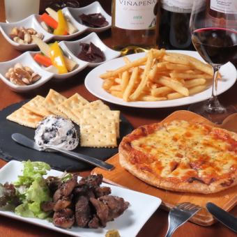 【21：00以降限定】二次会などにオススメ ◎ 飲み放題お手軽コース4,000円(税込)