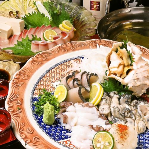 Exquisite ☆ Seafood shabu-shabu is popular