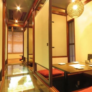 [Complete private room] There are 4 private kotatsu rooms for 2 to 4 people! It is easy to use for any occasion such as company banquets and girls-only gatherings ♪