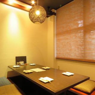 [Completely private room] We have 2 digging seats that can accommodate up to 6 people! You can also connect the rooms, so it's perfect for banquets ♪