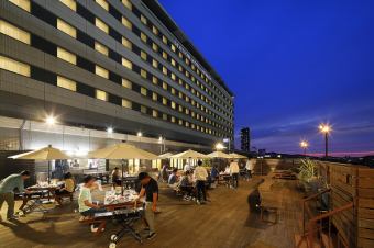 [Reservable] We have terrace seats that can accommodate up to 66 people.BBQ in open space.