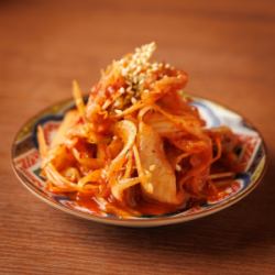 Green onion kimchi for adults