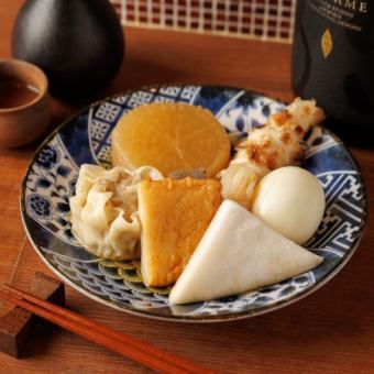 2 hours all-you-can-drink + all-you-can-eat oden plan for 2,530 yen♪