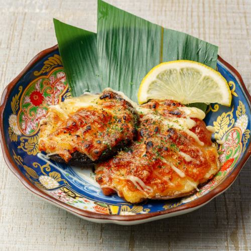 シャンボ椎茸チーマヨ焼