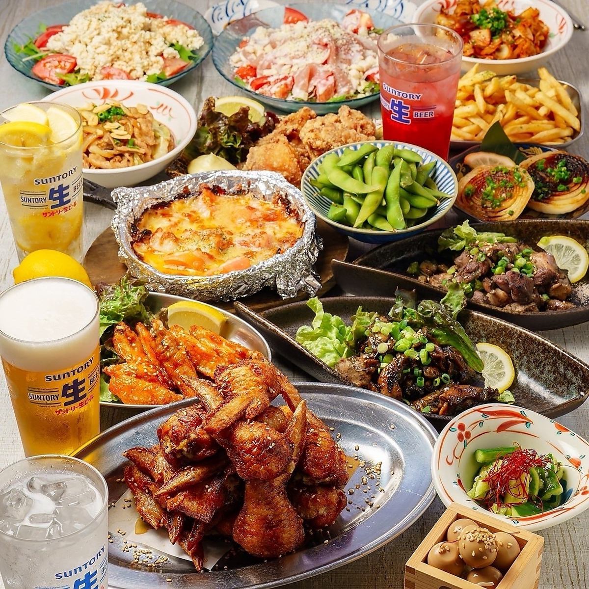 コスパ抜群！お得な食べ飲み放題は種類豊富で2800円からと超お得