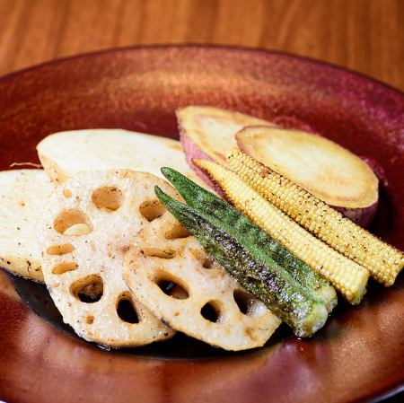 野菜焼きの盛合せ