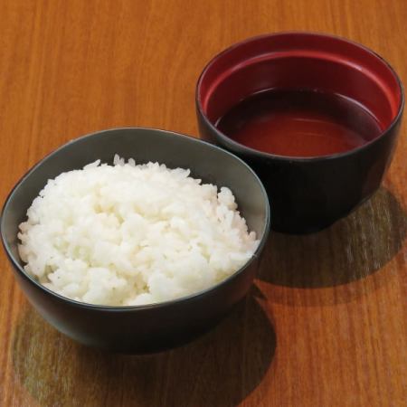 ご飯＆赤だし（北広島町産）
