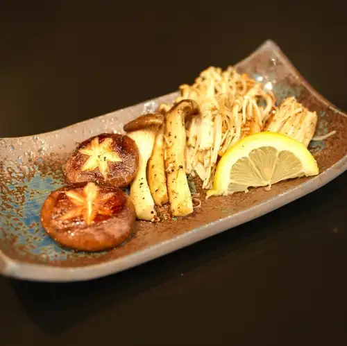 きのこ焼きの盛合せ