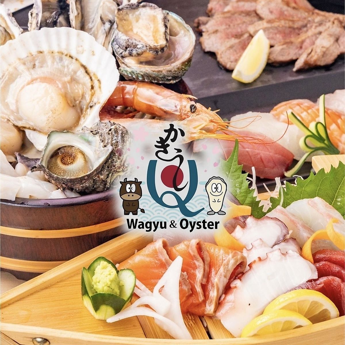 Enjoy fresh seafood♪ We've finally opened a store in Namba! We boast a wide selection of our signature dishes, including Wagyu beef and sushi!